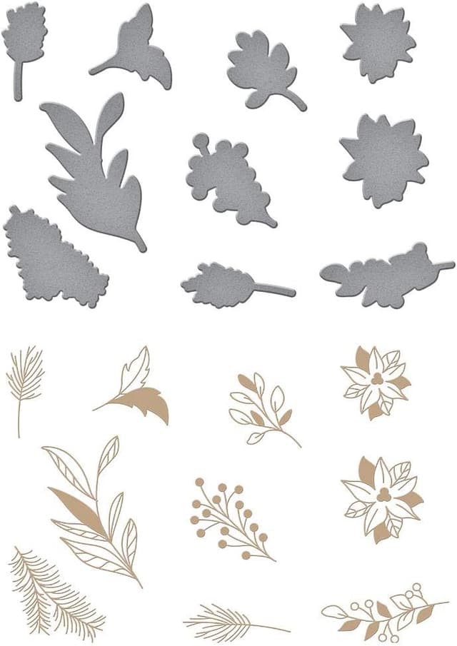 Detalle 2 de Spellbinders Glimmer Hot Foil Plate Elegant Holiday Glimmer