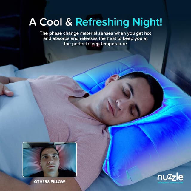 Detalle 2 de Nuzzle Adjustable Pillows, 100% Soft & Firm