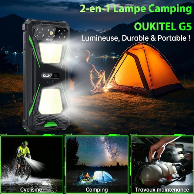 Thumbnail 1 de OUKITEL G5 téléphone incassable 6300mAh