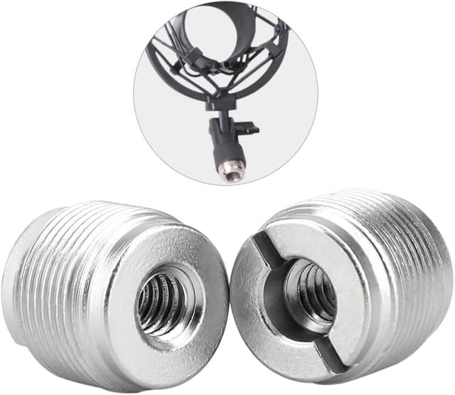 Detalle 2 de NICEYRIG Screw Adapter: 1/4" Female to 5/8" Male for Mic Stand & Tripod (2-pack)