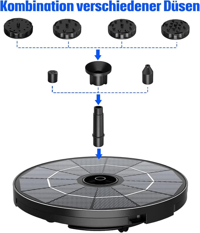 Thumbnail 3 de AISITIN Solar Springbrunnen 3,5W 🌊