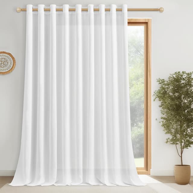 Imagen de CUTEWIND Extra Breite Vorhänge 300×225 cm Halbtransparent en OfertitasTOP
