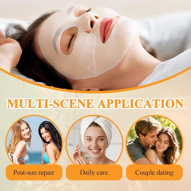 Thumbnail 6 de Maschera viso in idrogel al collagene (confezione da 5 fogli) per luminosità istantanea