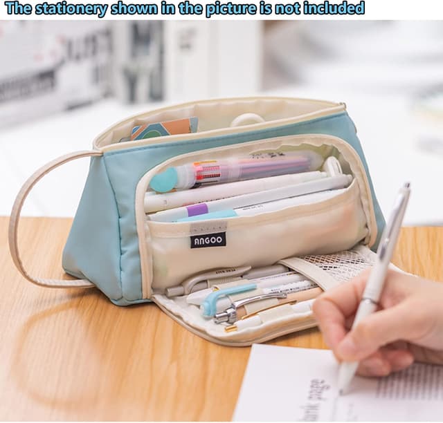 Detalle 2 de ONCCI Federmäppchen für Mädchen – Mäppchen mit großer Kapazität für Schule & Büro (für bis zu 60 Stifte)