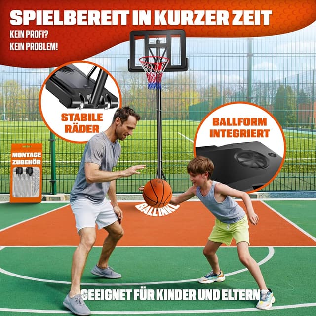 Thumbnail 5 de KESSER Basketballkorb verstellbar 230–305 cm