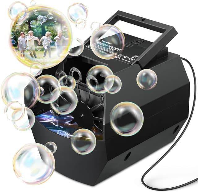 Detalle de Macchina per bolle di sapone automatica Theefun Maker (1500+ bolle/min) con serbatoio da 500 ml