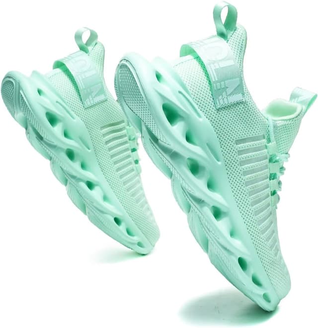 Detalle de GSLMOLN Womens Walking Shoes Mesh Non Slip Sneakers for Gym, Sports, and Casual Wear