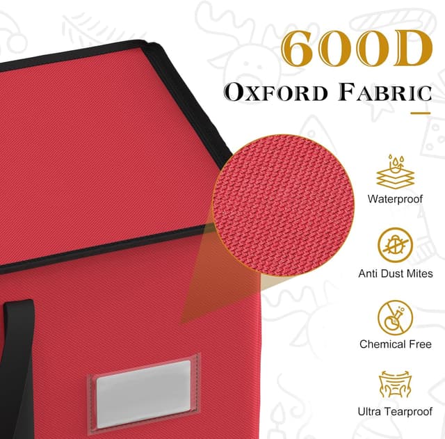 Thumbnail 6 de Patiobay Christmas Ornament Storage Box with 8 Trays 🎄