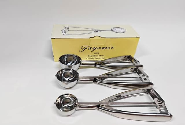 Thumbnail 6 de Fayomir Cookie Scoop Set 3 Sizes 🍽