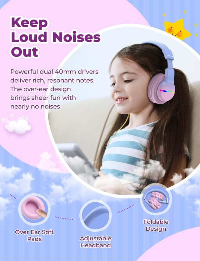 Thumbnail 5 de iClever BTH12 Kids Headphones 85H