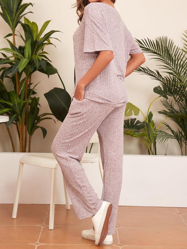 Detalle 2 de Famulily Damen-Schlafanzug 2-teilig für Sommer