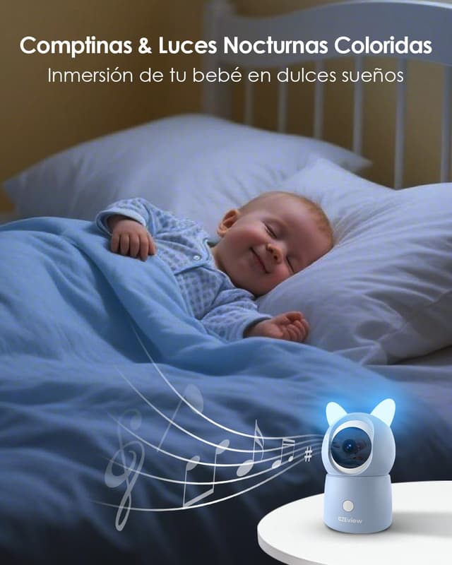 Thumbnail 5 de CZEview 2.5K Camara Vigilancia Bebé 5,5" 📷