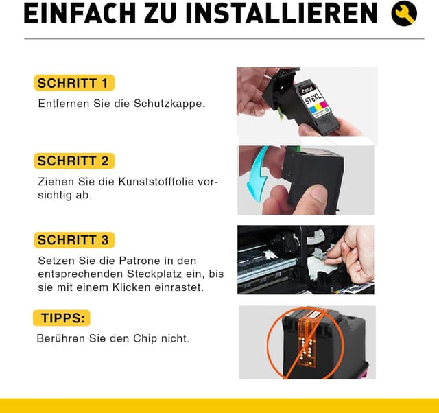 Thumbnail 4 de DOREINK 575XL 576XL Druckerpatronen 450 Seiten