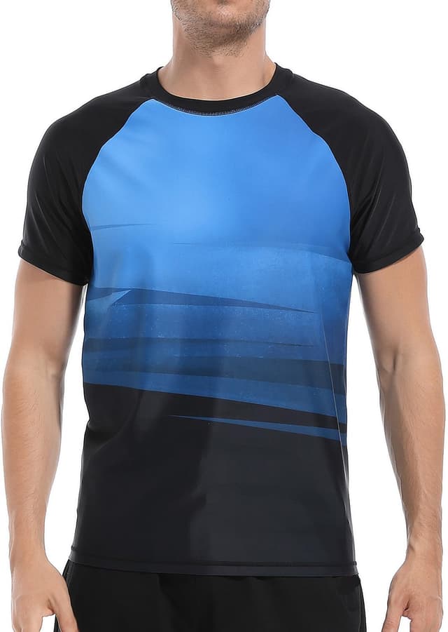 Detalle de VAYAGER Rash Guard für Herren UPF 50+