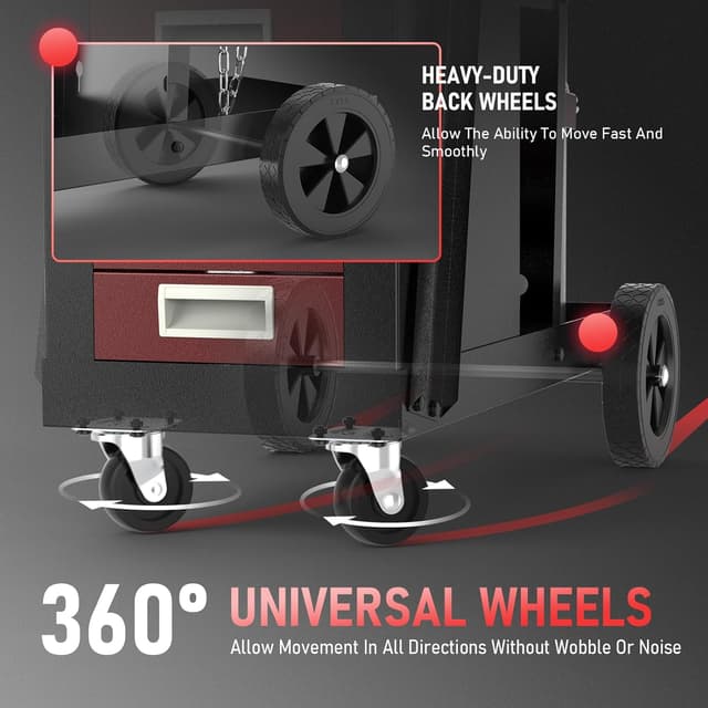 Thumbnail 4 de YESWELDER Welding Cart 4-Drawer Large Capacity