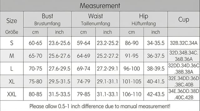 Detalle 2 de Ekouaer Donna Bikini a Vita Alta Push Up Imbottito con Reggiseno Regolabile e Coppe Rimovibili