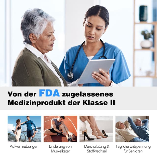 Detalle 2 de Luftkompressions Beinmassagegerät 60–160 mmHg