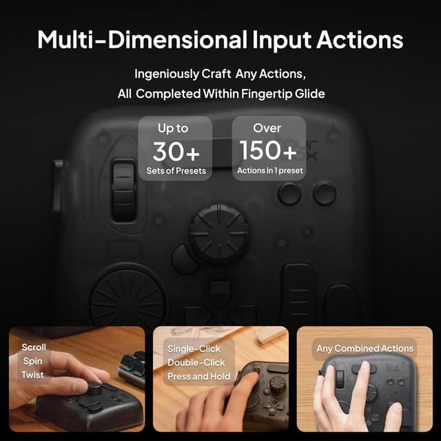 Detalle de TourBox Elite 🎨 Controlador Personalizable para Edición en Photoshop