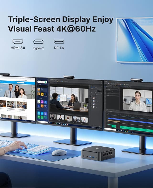 Thumbnail 5 de KAMRUI Mini PC E3B 11 Pro 16GB 512GB