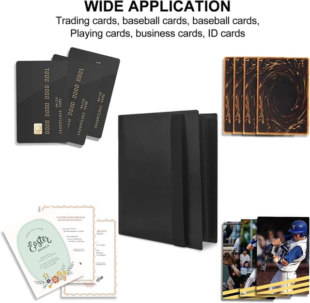 Detalle 2 de JUSONEY Trading Card Album Folder 4 Pocket Binder