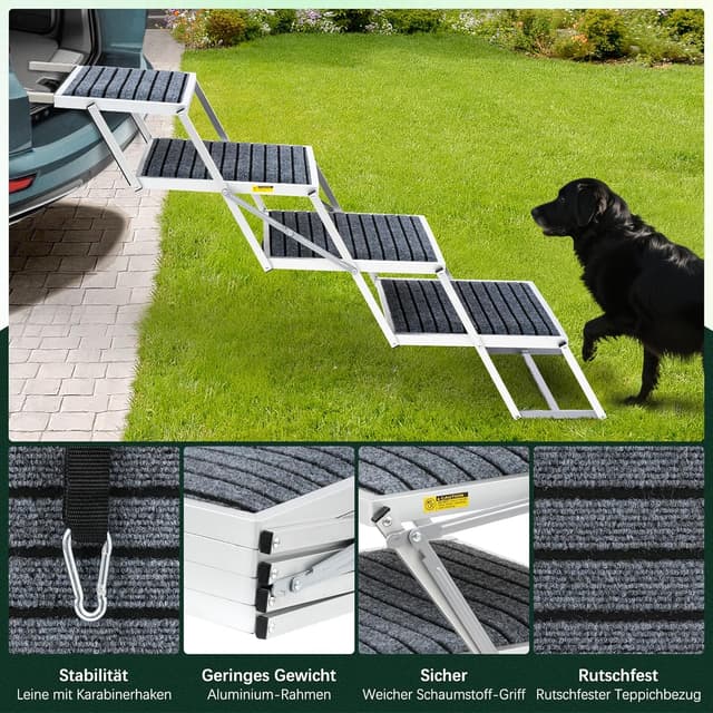 Thumbnail 3 de Hundetreppe Auto Extra Breit 4 Stufen