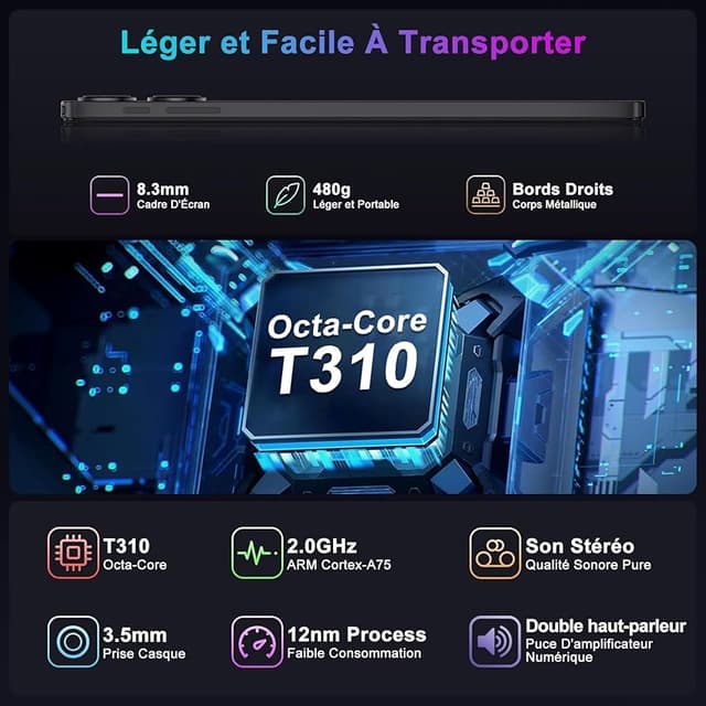 Thumbnail 3 de Tablette Android 15 10 pouces 128 Go ⚙