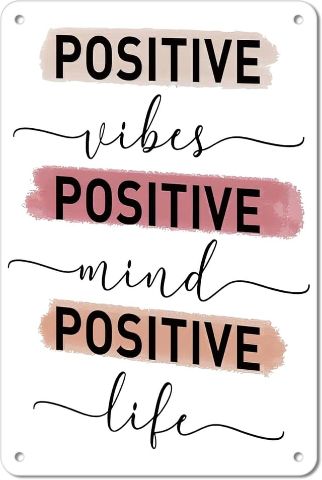 Thumbnail 5 de BERLIG Metallschild 30x20 cm Vintage Motivationsschild