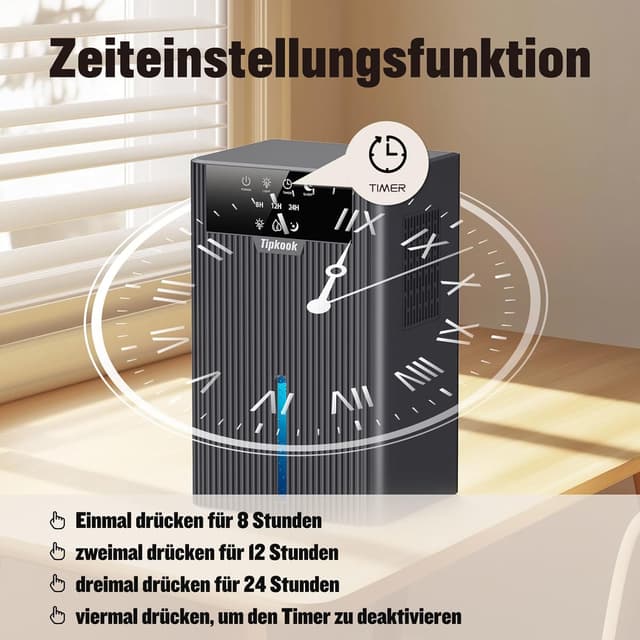 Thumbnail 2 de Tipkook 2400ml Luftentfeuchter — tragbarer Raumentfeuchter