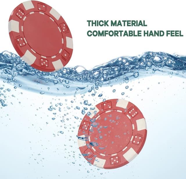 Thumbnail 5 de LUOBAO 11.5g Poker Chips 100pc 🎲