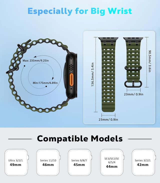 Detalle 2 de Astorgos Ocean Band for Apple Watch Ultra