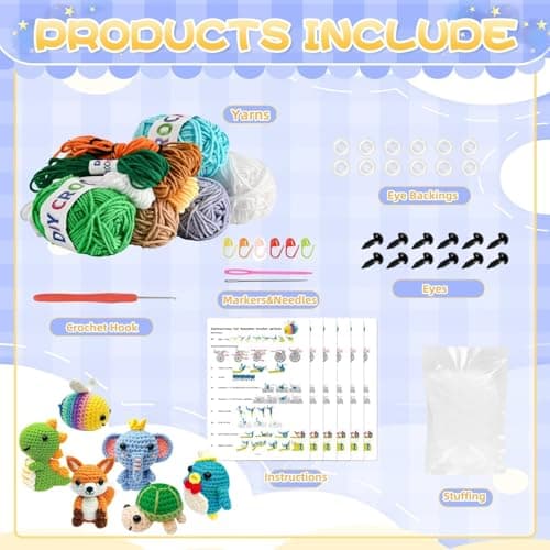 Thumbnail 1 de OLHKYN 6-Pc Crochet Kit