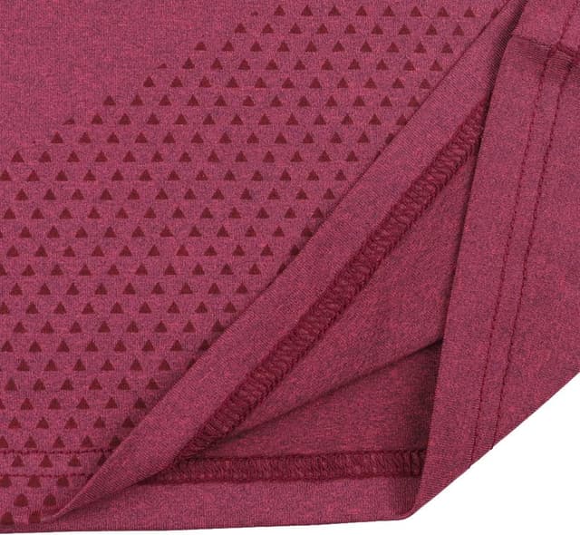 Detalle 2 de Muscle Alive Hommes chemise running manches longues Sports : confort extensible et bandes réfléchissantes