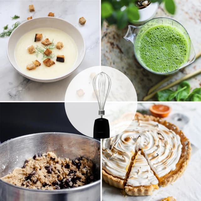 Detalle de Mellerware SPIRO Batidora de mano pica hielo inox