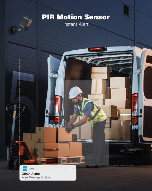 Detalle de Xega 4G Cellular Security Camera with SIM Card (No Wi‑Fi), 2K/3MP Outdoor & Indoor, 6000mAh Battery, IP65