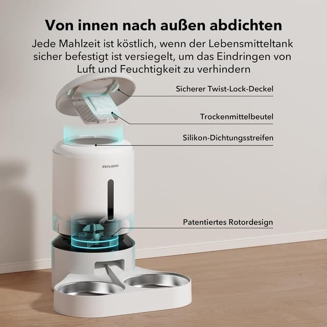 Thumbnail 5 de PETLIBRO 5L Futterautomat für 2 Katzen
