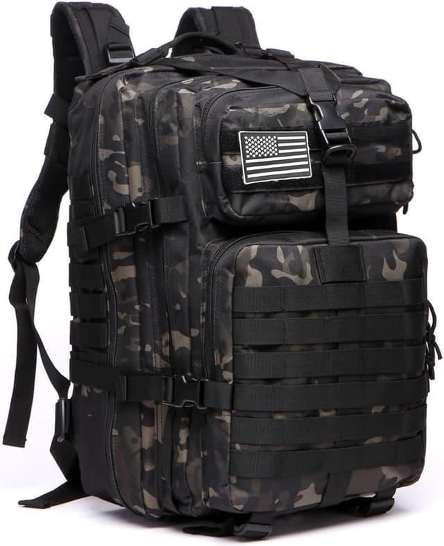 Detalle de GUJOIN 50-Liter wasserdichter Angeln-/Outdoor-Jagdrucksack aus Nylon (taktischer Stil)