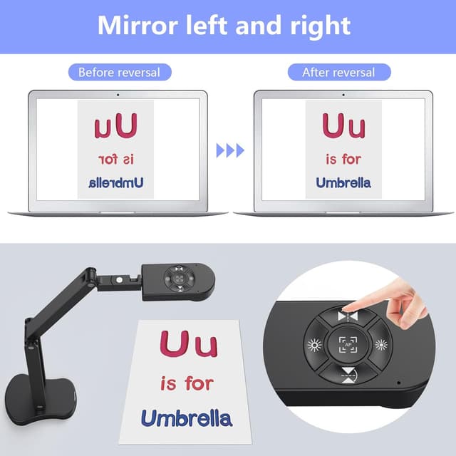 Thumbnail 6 de THUSTAND 8MP Visualiser document camera