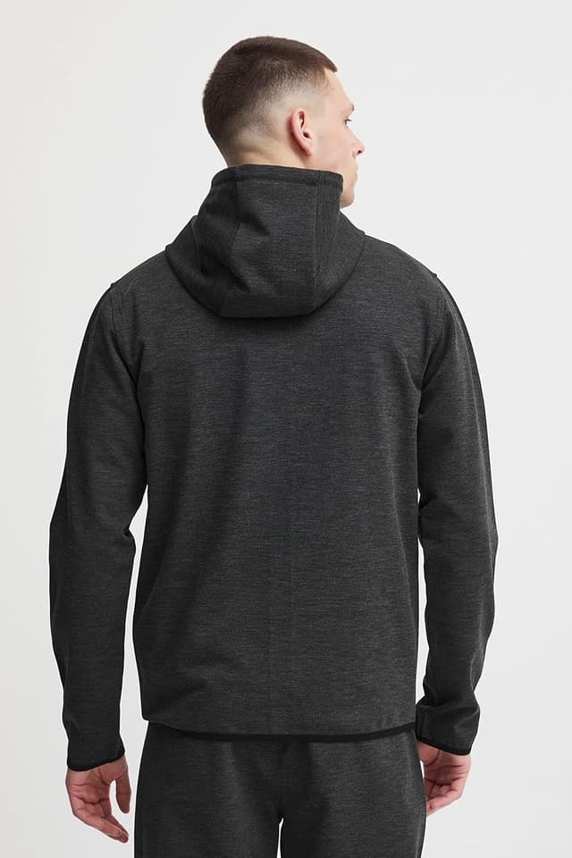 Detalle de !Solid SDVidit Herren-Sweatjacke mit Kapuze (Dunkelgrau Melange)