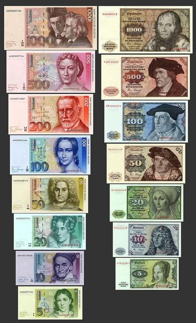 Imagen de JDS Collection Reproduktionen Deutsche Mark 8 Scheine 1991 en OfertitasTOP