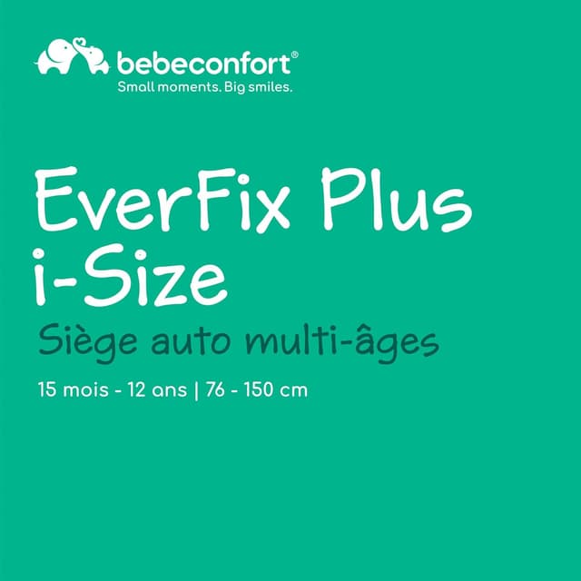 Thumbnail 1 de Bebeconfort EverFix Plus i‑Size siège auto évolutif 15 mois‑12 ans