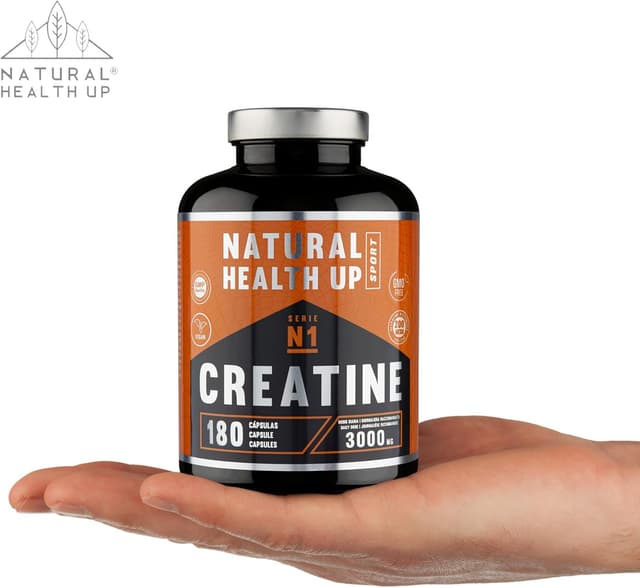 Thumbnail 5 de NATURAL HEALTH UP Creatina monohidratada 180 cápsulas