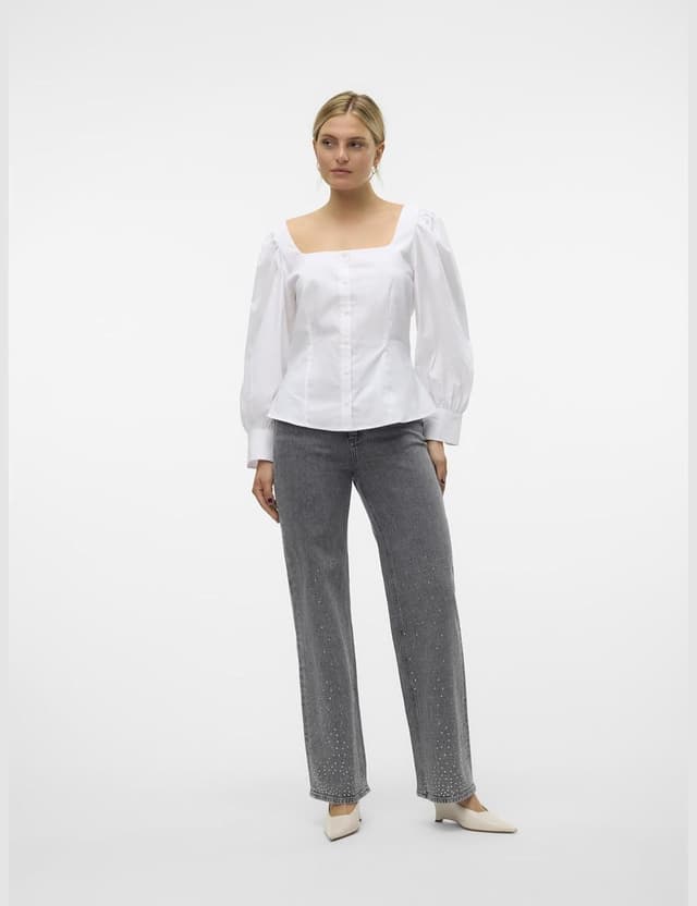 Detalle 2 de Jeans VERO MODA VMTESSA mit hoher Taille