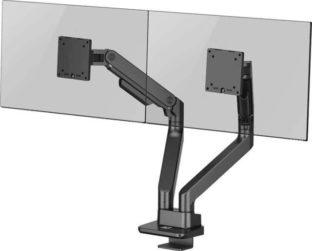 Detalle de ACT AC8342 Monitorhalterung für 2 Monitore bis 49 Zoll (Gasdruckfeder)