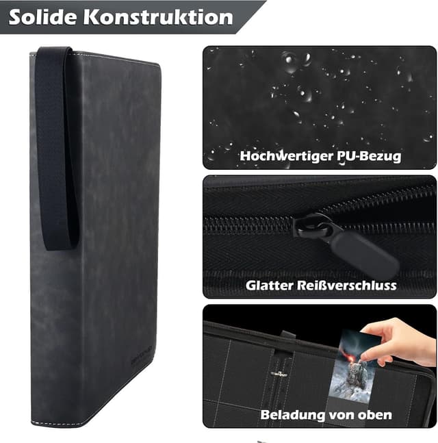 Detalle 2 de Sammelkarten Album 540 Karten, 34x28x5 cm