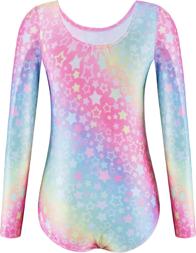 Detalle 2 de Arshiner Justaucorps fille pailleté, 3 pièces