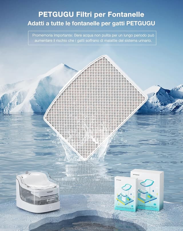 Thumbnail 1 de PETGUGU PF1 Filtri ricambio 6 pezzi 8 stadi