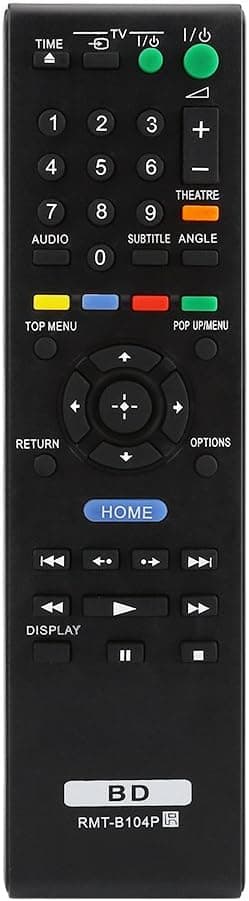 Detalle de Universal Remote Control RMT-B104P for Blu-ray player (RMT-B104P replacement)
