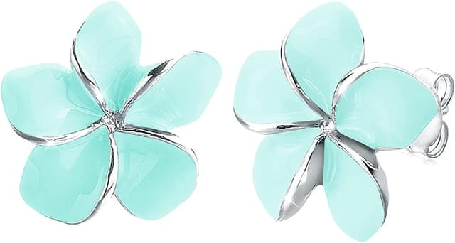 Detalle de Elli Damen Ohrringe Frangipani 925 Silber