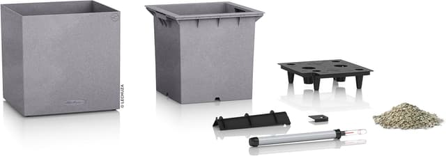 Thumbnail 2 de Lechuza CANTO Stone low 40 Pflanzwürfel