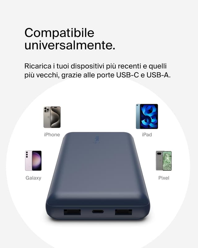 Thumbnail 4 de Belkin Caricabatterie portatile USB-C 20K
